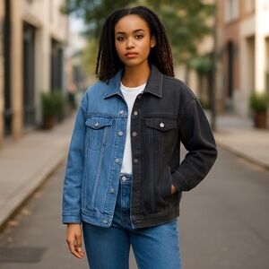 Missguided size 10 jean jacket